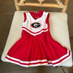 GEORGIA BULLDOG CHEERLEADING DRESS FOR BABIES